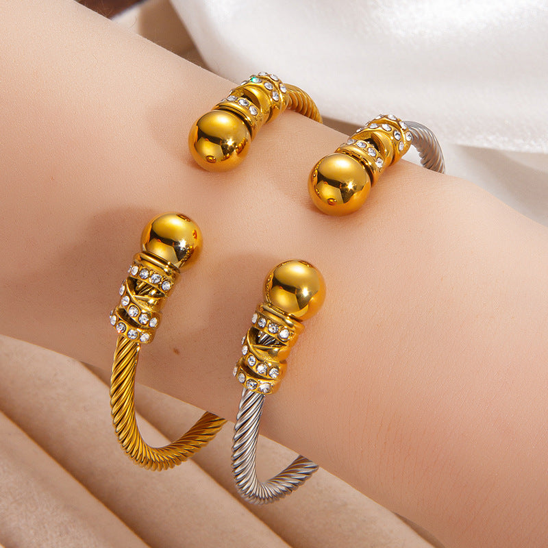 B1 Pulseras Cristales Checos | Pack 2