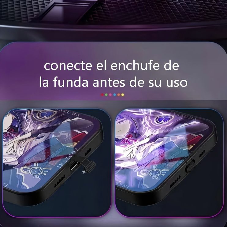 Funda LED Inteligente iPhone - Goku SSJ4 (Dragon Ball)