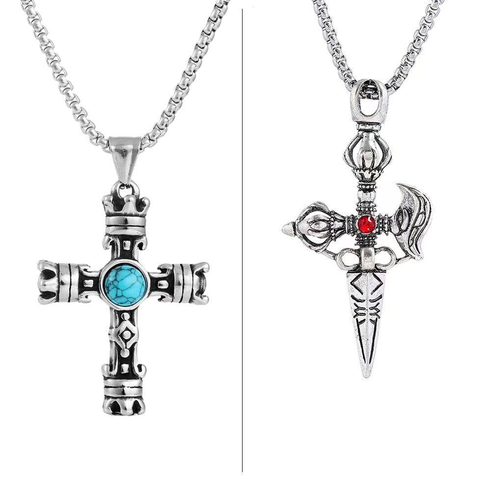 N2 PUNK Collares Cruz | Pack 2
