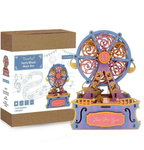 Tonecheer Caja De Música Rompecabezas 3D Madera Noria Dádiva